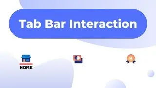 Tab bar interaction | Cred app like tab bar interaction | CSS tutorial