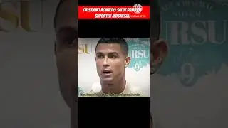 CRISTIANO RONALDO PUJI SUPORTER INDONESIA, Keren,Hebat.#indonesiapalestina #shorts