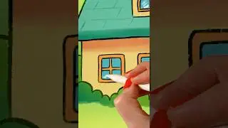 Draw a Sunny House in Perspective #learntodraw #procreate