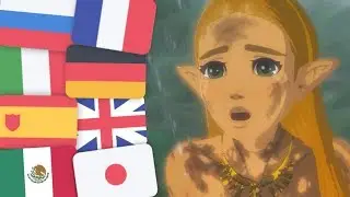 Zelda crying in 8 different languages - Breath of the Wild