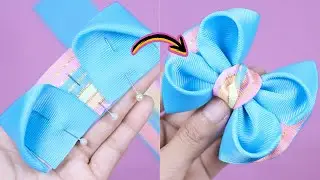 HOW TO MAKE HAIR BOWS EASY #89