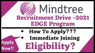 Mindtree Off Campus Drive - 2021 | EDGE Program | BITS Pilani's M.Tech Program...