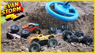 Magic Dirt Pile: Finding Vintage Monster Trucks With My Metal Detector!