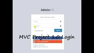 Accounting Project in MVC # Part 1.0 # Login View,Controller,Class