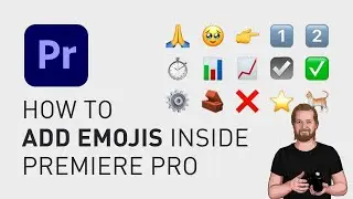 How to add emojis inside Adobe Premiere Pro