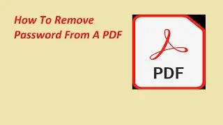 How To Remove Password From A PDF File | Online PDF Password Unlocker
