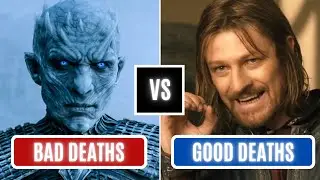 Bad Character Deaths vs Good Character Deaths (Writing Advice)