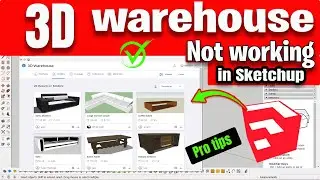 3d warehouse not working in sketchup | sketchup 3d warehouse not working | 3d warehouse sketchup