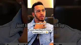 Lewis Hamilton’s Explains the Impact of G-Force 🤯 #f1 #lewishamilton #shorts