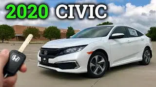 2020 Civic LX Review & Drive | Base Model Honda Civic!