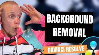 How to remove the background using AI in Davinci Resolve 18