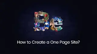 How to Create a One Page site?