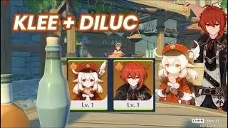 Free Genshin Impact Account #31 [Diluc & Klee]