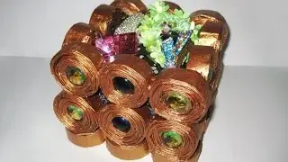 DIY Необычная коробочка из газет. Мастер-класс \ Box of gas