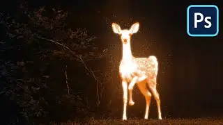 Glow Effect - Photoshop Tutorial | Photo Manipulation | Full Process Explanation | Glowing Deer