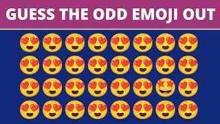 How good are your eyes 👀 | Find the Odd Emoji out #3 | Emoji Puzzle | Emoji Quiz