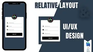 Relative Layout ||UI/UX Design||How to add semi-circled on top of cardview||Android Tutorial-2020