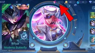 FREE SPIN MIYA LEGEND SKIN MODENA BUTTERFLY | MOBILE LEGENDS BANG BANG