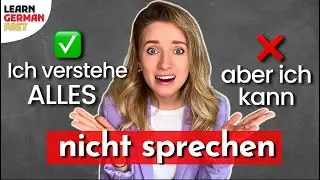 SPRECHEN 🗣 VERBESSERN 💪 - NUTZE diese 5 TIPPS um besser DEUTSCH 🇩🇪 zu sprechen II Learn German Fast