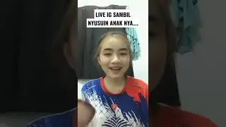 Live ig sambil nyusuin anaknya....