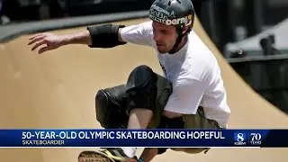 50-year-old skateboarder hopes to make the Olympics