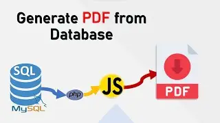 How to export data from Database to PDF | Generate PDF from Database using PHP