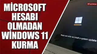 Microsoft Hesabı Olmadan Windows 11 Kurulumu | [Windows 11 Bypass Microsoft Account]