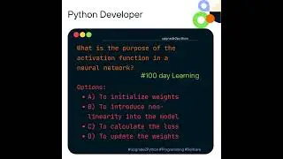 What is the purpose of the activation function in a neural network? In Machine Learning🤖?