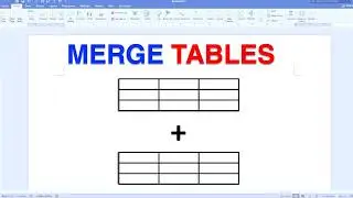 How to Merge Table in Word [ Online ]