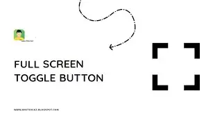 Fullscreen Toggle Button for Webpages Using JavaScript