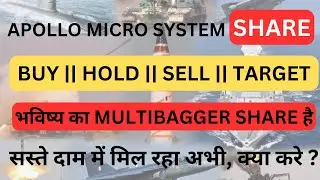 Apollo Micro System Share Latest News | Defence Sector का Small Cap Stock | Up 91% Rise in 2024 ?