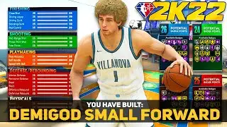 NBA 2K22 NEXT GEN BEST BUILD - BEST SMALL FORWARD BUILD NBA 2K22 - 2K22 DEMIGOD ISO BUILD