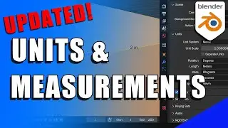 How to Change and Display Units of Measurement in BLENDER (Updated for Blender 4.0 +)