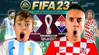 ARGENTINA vs CROACIA - SEMIFINAL MUNDIAL QATAR 22 - FIFA 23