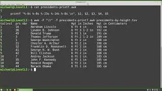 Linux Command Line (44) awk pt2