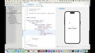 How to use a Custom Font in SwiftUI application | Xcode Tutorial