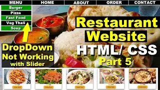 How to create a website like Swiggy and Zomato with HTML/CSS, Website for restaurant using HTML/CSS