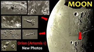 NEW Photos surface of the MOON! Improved detail! Orion spacecraft, Artemis 1 mission