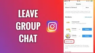 How To Leave A Group Chat On Instagram DMs
