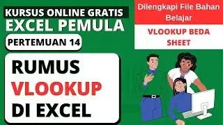 BELAJAR RUMUS VLOOKUP PADA EXCEL | TUTORIAL EXCEL PEMULA #14