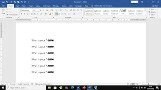 How to bold all the same words in Microsoft Word