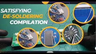 Satisfying De-soldering Compilation / How to Desolder SMD Componenets / PCB Repair