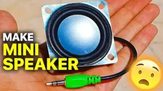 how to make MINI PORTABLE SPEAKER at home [minimum budget]