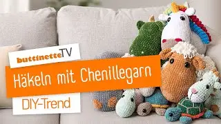 DIY-Trend: Häkeln mit Chenillegarn | buttinette TV [DIY]