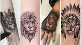 Most STYLISH LION Tattoos For Girls Hand 2025 | BEST Lion Tattoos For Ladies | Women's Tattoos 2025