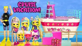 LOL OMG Unicorn & Bon Bon Family CRUISE SHIP Vacation