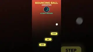 Bouncing Ball Animation in Alight Motion