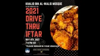 HiMY SYeD -- Drive-Thru Iftar, Masjid Khalid Bin Al Walid, 18 Bethridge Road, Etobicoke, May 8 2021