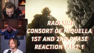 Elden Ring - Streamers Reaction to Radahn Consort of Miquella Part 1 (My Gameplay at the End)