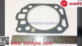 TAIWAN SUNITY - RK125 HEAD GASKET OEM 11171-0331 for KUBOTA Agricultural engine parts